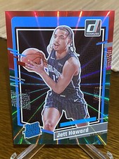 2023-24 Panini Donruss The Rookies Holo Red and Green Laser /75 JETT HOWARD🔥💯