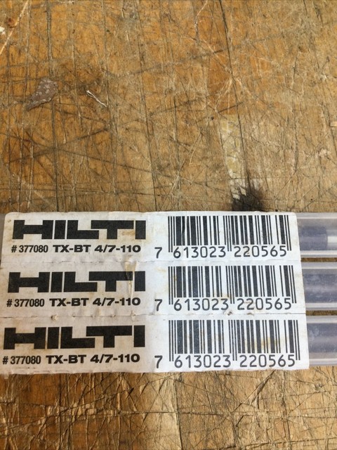 Hilti 377080 Stepped Drill Bit Tx-bt 4 