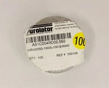 100 Purolator 2.56" Round 100 Mesh Stainless Steel Wire Cloth Filter Screens