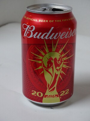 Budweiser Beer Bier Dose 330ml FIFA World Cup 2022#1424