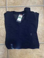 New mens Izod navy sweater size large