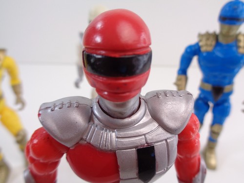1991 Lanard Toys Atomic Power Ranger Warriors 6" Scale Set 4 Figuren Konvolut - Bild 10 von 20