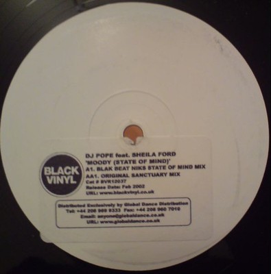 DJ Pope - Moody (State Of Mind), 12'', (Vinyl)