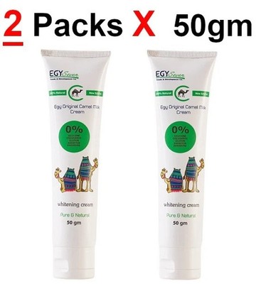 EgySeven Original Camel Milk Cream 100 % Natural( 2 Pack X50gm)