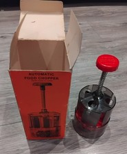 Vintage wl Maxi Chop automatic chopper susi-matic Made by Zyliss red