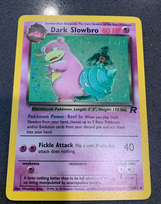 Dark Slowbro 12/82 Team Rocket Holo