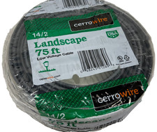 Cerrowire 75FT 14/2 Black Stranded Low Voltage Landscape Wire