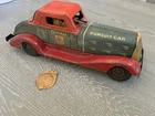 ESTATE MARX VINTAGE 1936 G-MAN PURSUIT TOY CAR WIND-UP 3-TONE PAINT ORIG BADGE