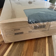 New IKEA KIVIK Cover ONLY for 1-Seat Sofa-Bed Kelinge Grey-Turquoise 205.402.29