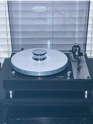 Thorens TD 160 MkII Home Audio Turntable Record Player, Black/Silver