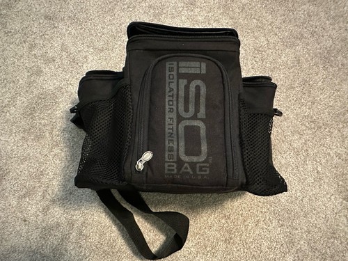 Isolator Fitness ISOBAG Meal Prep Bag - Black - Made in USA - Insulated Lunch 