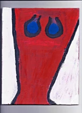 VINNIE VENUSIAN - Painting 8x10 Abstract Dada Surrealism Acrylic Aliens UFO