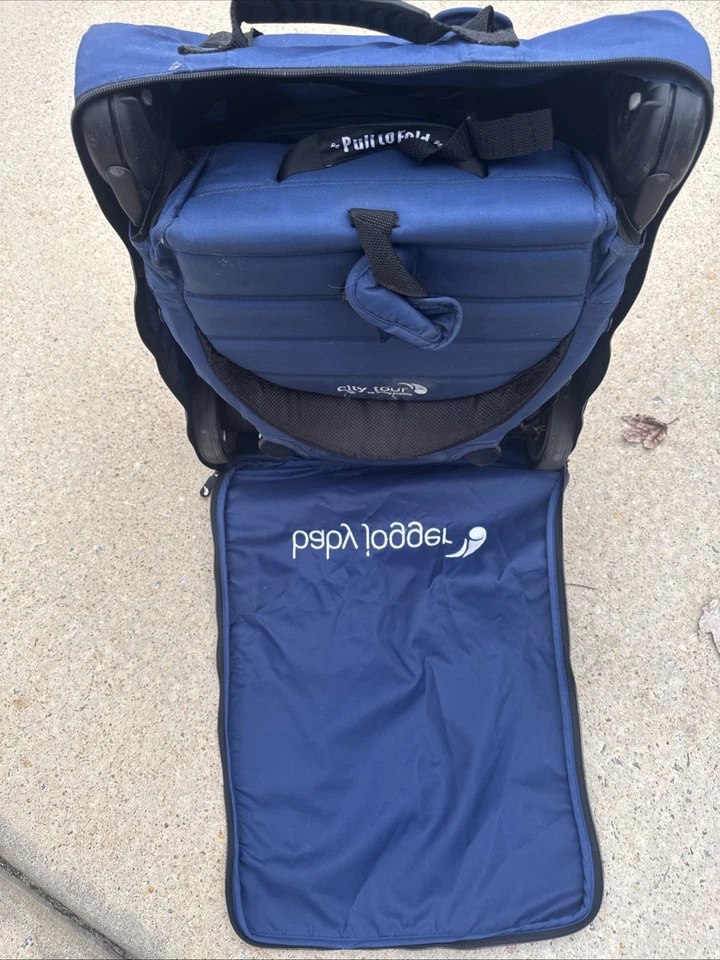 Cochecito de viaje Baby Jogger - City Jogger - con bolsa de viaje en azul Foto 4 de 4