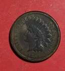 1859 US Indian Head Cent! Copper Nickel Variety! XF Details! 1st Year Issue Coin