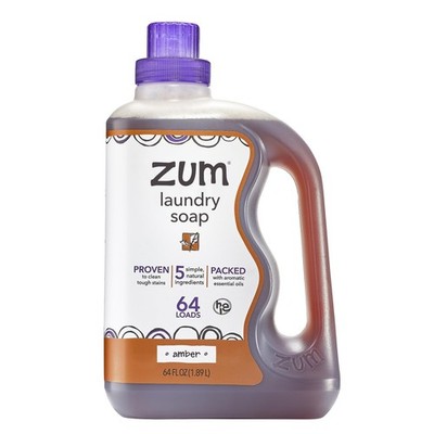 Zum Indigo Wild Clean Laundry Soap - Plant-Based Liquid Laundry Soap - Contains
