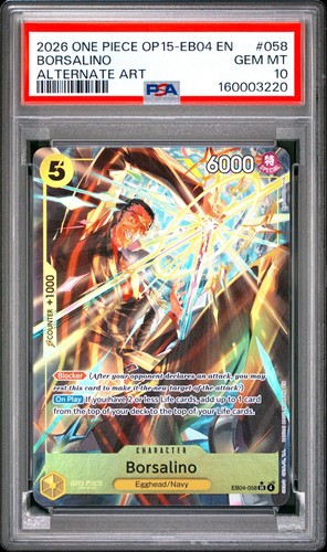 Borsalino (Alternate Art) graded PSA 10 for sale on eBay