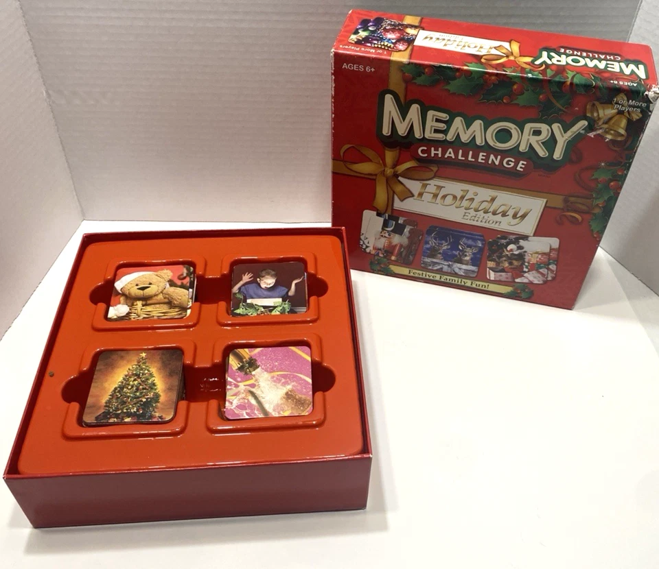 Hasbro MEMORY Challenge Holiday Edition Festive Family Fun! - Image 2 of 4