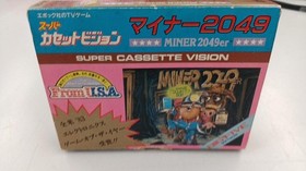 Super Cassette Vision Software Model Number Miner 2049 Epoch