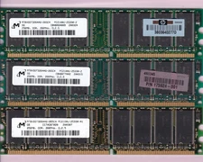 768MB 3x256MB PC-2100 MICRON MT8VDDT3264AG-265C4 HP 175924-001 DDR-266 DDR1 Kit