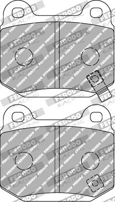 Ferodo Racing Bremsbelag Satz Bremsscheibe Scheibenbremse für Opel Speedster