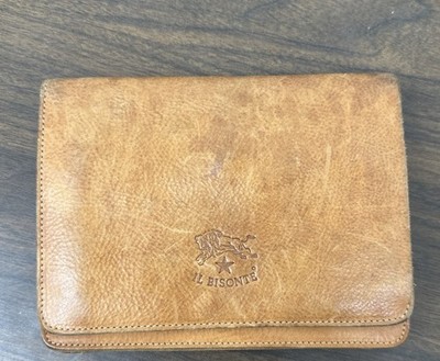 Il Bisonte Men's Leather Card Case | eBay