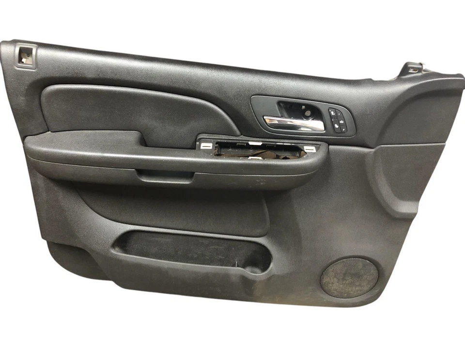 2007 - 2009 GMC Sierra 1500 *SLT* Par LH e RH Painel Interno de Acabamento da Porta Frontal Preto - Imagem 2 de 4