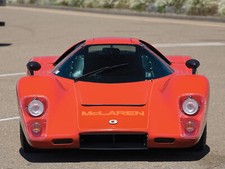 Cars 1970 mclaren m 6 g t supercar classic race Desk Mat Stitched