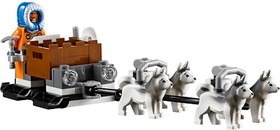 *NEW* LEGO CITY Arctic Base Camp 60036 Dog Sled Helicopter Digger Polar Bear