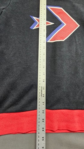 Converse black with blue/red details kids pullover crewneck sweater size XL - Picture 7 of 12