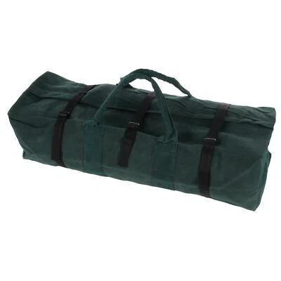 Canvas Bag Water Resistant Heavy Duty Tool Roll Up Fold Storage Bag 30" 760mm