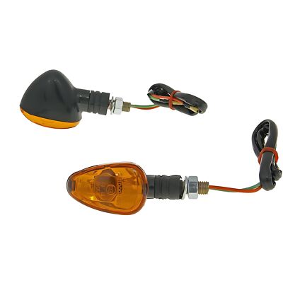 Vicma Blinker Set M10 Doozy orange kurz für Vélosolex Mobylette Longjia Morini
