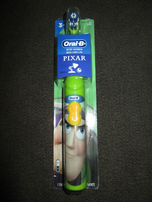 Oral B  Pixar Toy Story Buzz Lightyear battery powered kids tooth brush NEW