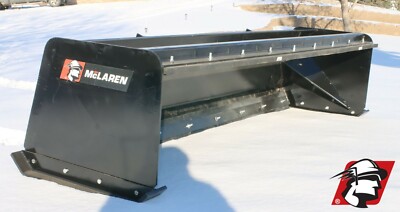 Skid Steer Snow Pusher Box Attachment High Quality McLaren Metal for Bobcat