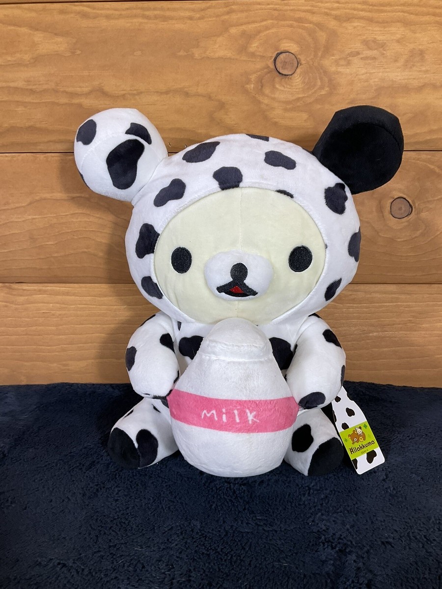 Rilakkuma Korilakkuma Sitting Cow with Milk 15” Plush Year of the