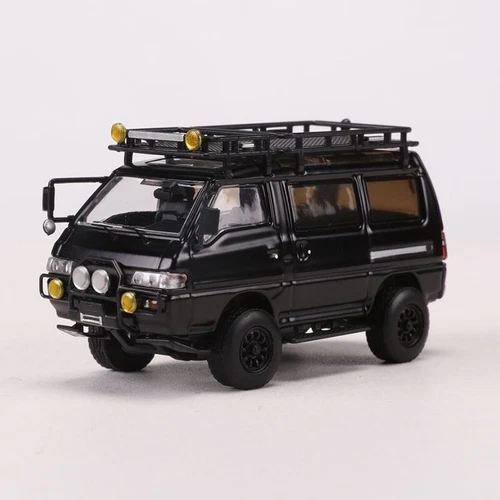 TG Autobots 1:64 schwarz Delica Off Road Mini Van Modell Spielzeug Diecast Metall Auto Box - Bild 5 von 11