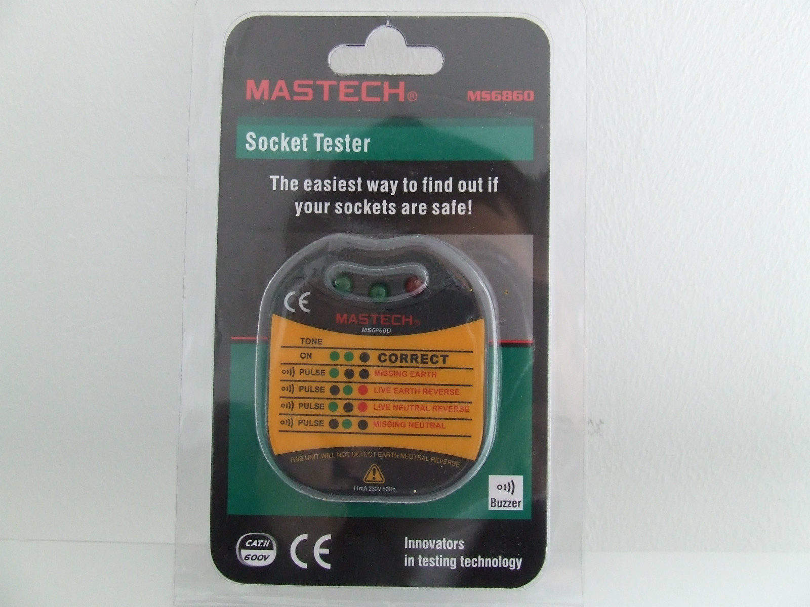 MS6860D Enchufes Tester Mastech | eBay