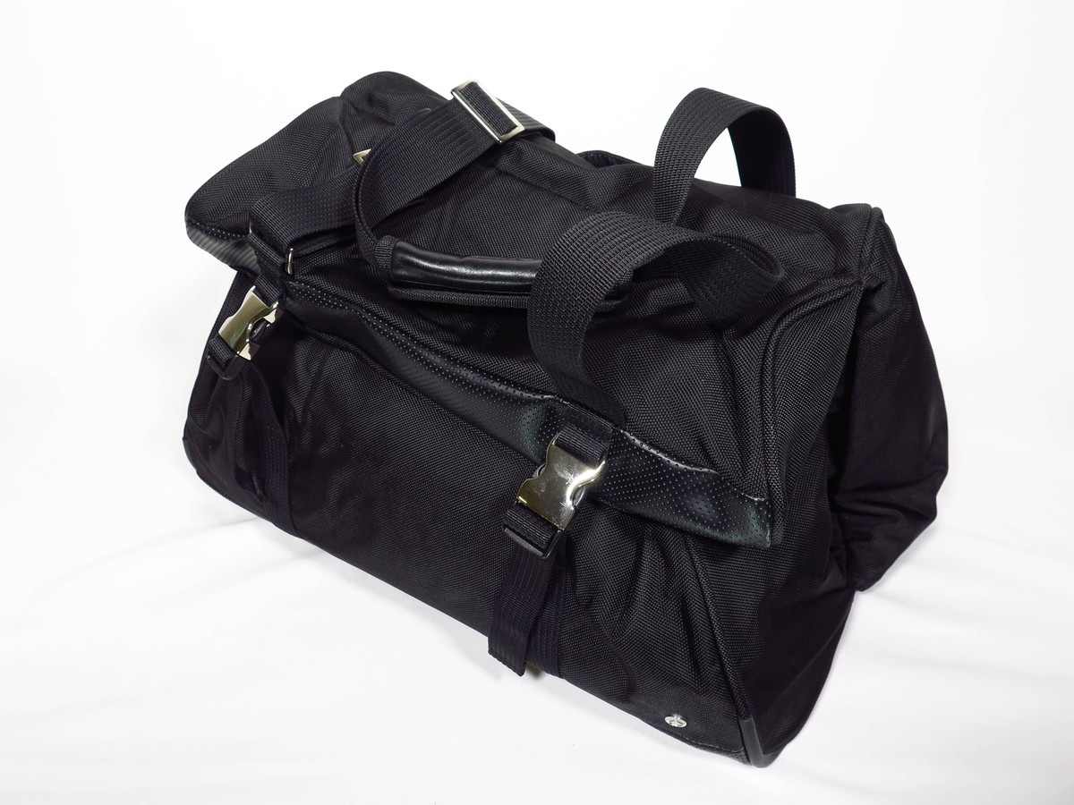 Mercedes-Benz ボストンバッグ 黒 Mercedes-Benz Collection Black Nylon Travel Carry Bag for Car Seat