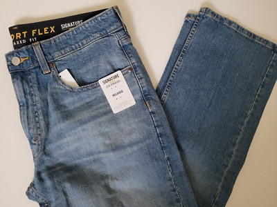 Men's Signature by Levi Strauss & Co Gold Relaxed Fit Stretch Waistband Jeans