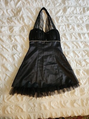 mini goth homecoming dress Black Sheath Strapless Corset Lace Feather Mini Prom Dress Homecoming –  shinydress main image 1