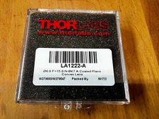 ThorLabs LA1222-A N-BK7 Plano Convex Lens Ø6.0 mm f=15 mm AR Coating: 350-700 nm