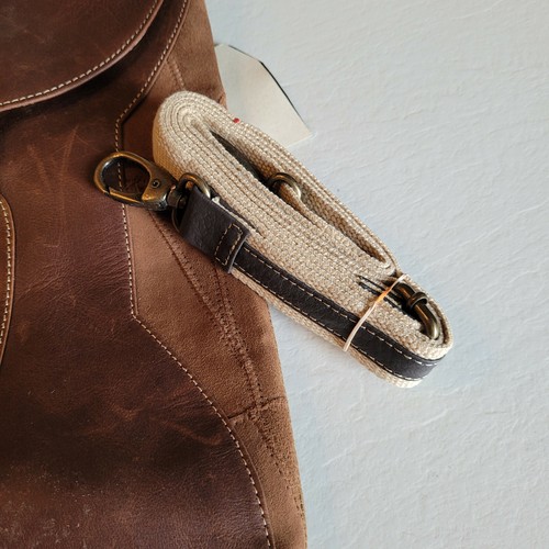 Kuriertasche Kuriertasche aus echtem Leder Distressed Rucksack Tablet Schultertasche Handtasche - Bild 6 von 11