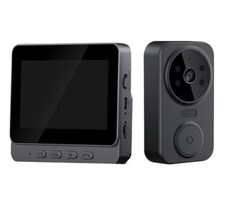 VIDEOCITOFONO CAMPANELLO SMART SENZA FILI WIRELESS DIGITALE WIFI CASA UFFICIO