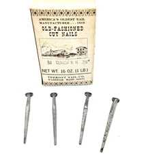 Antique Furniture Restoration Tremont 2.5" 8d Cut Wrought Head Nails 1lb Box