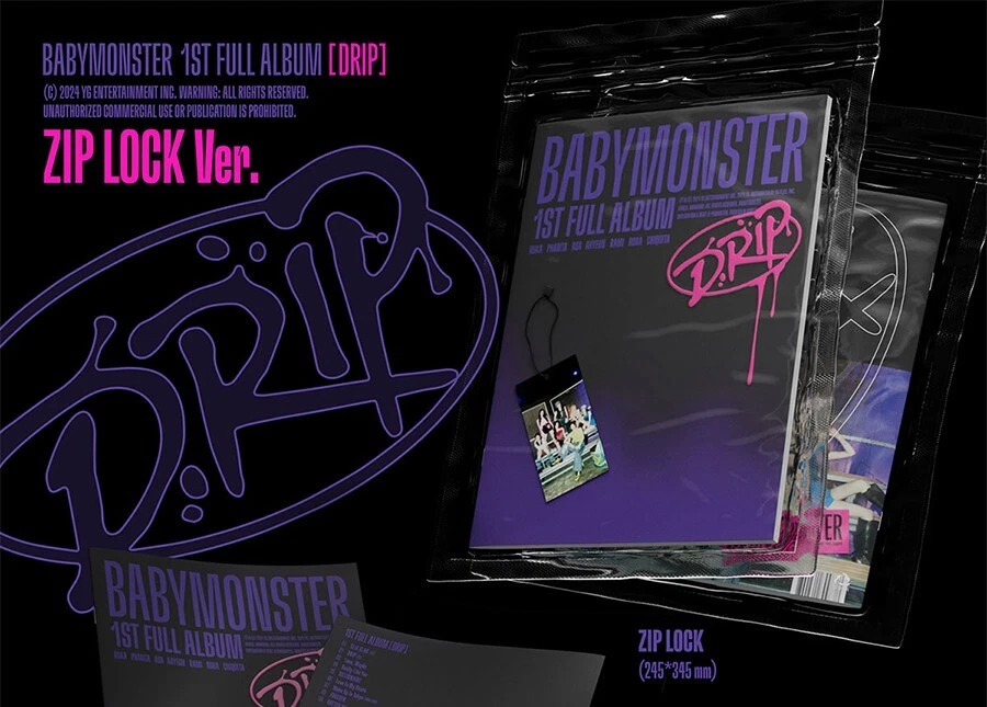 Amazon.com: BABYMONSTER DRIP 1st Full Album (Tag Album