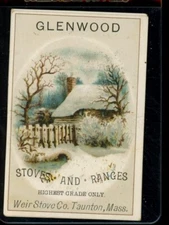 Glenwood Stoves and Ranges Weir Stove Company Advertising Card Taunton, MA