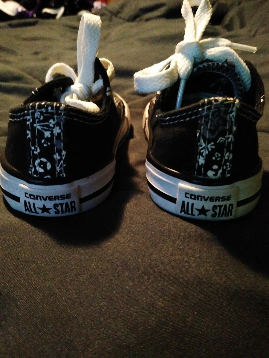 Infant converse size six black and white all star US 6 UK 6 Eur 22 CM 13 | eBay