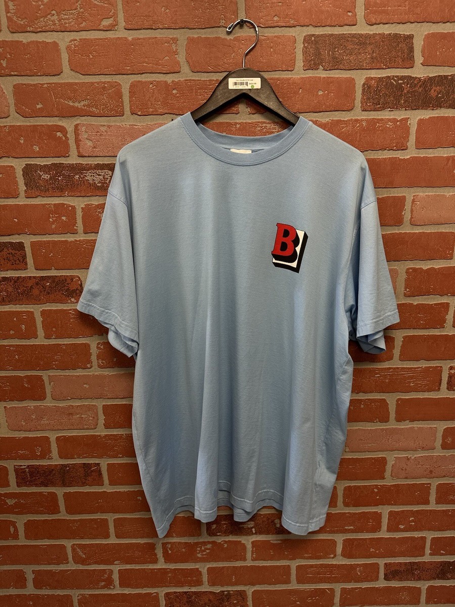 Burberry Logo Print Cotton T-shirt 100% Authentic Quick