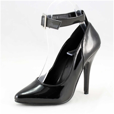 Pleaser pumps size 35 / US5 seduce 431 patent pumps high heels pumps black (#3950)