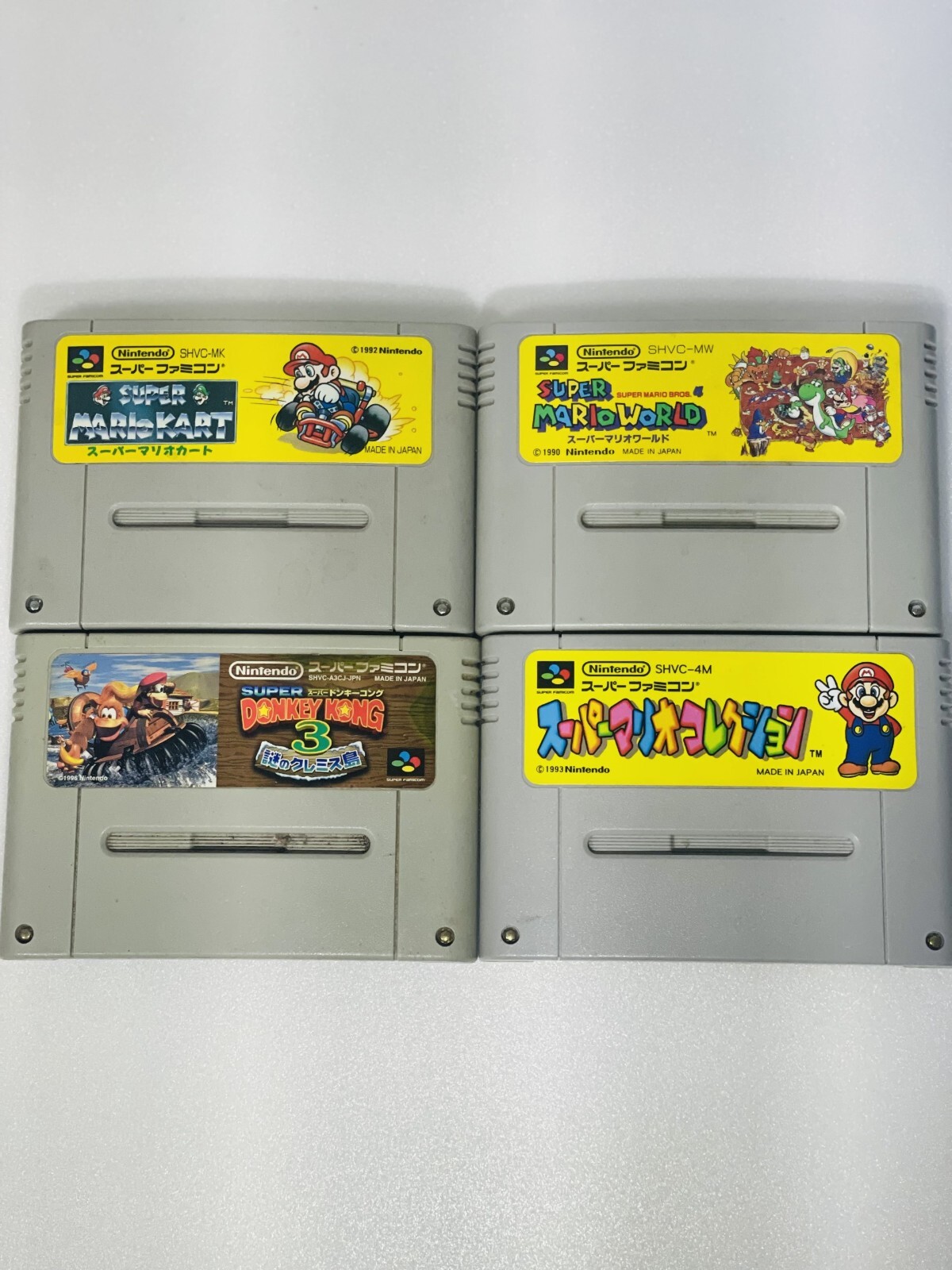 Nintendo Super Famicom Mario Kart Mario World Super Mario Collection Donkey Kong