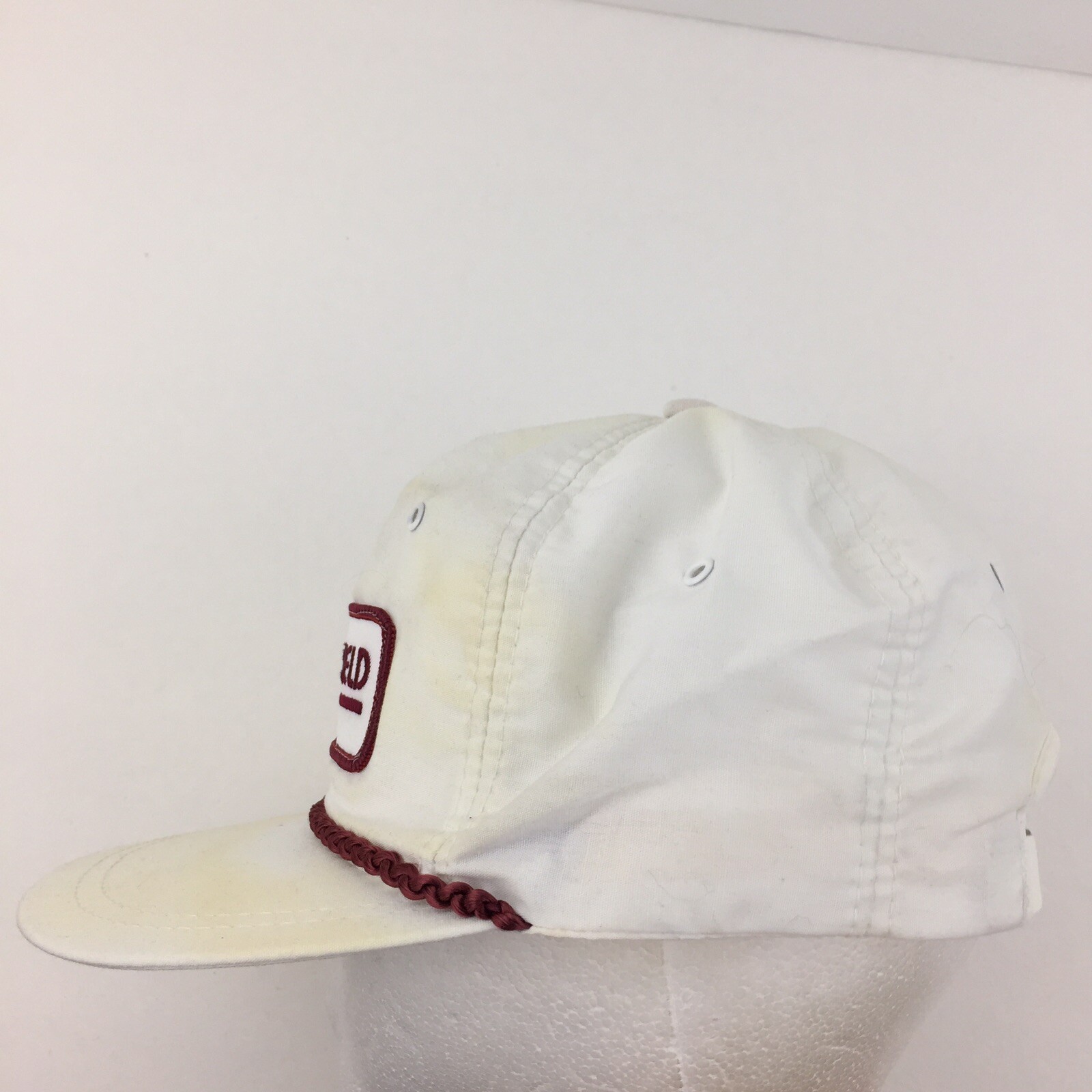 Vtg Copperweld Patch Hat Spell Out Script Logo Ma… - image 5